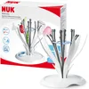 Image de NUK Égouttoir à Biberons Multi Dry | Support de Séchage pour Vaisselle Bébé | Jusqu’à 6 Bouteilles + Accessoires
