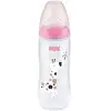 Image de Biberon First Choice+ Temp Control Silicone Rose clair
