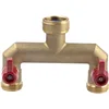 Image de Nez de robinet droit sélecteur 2 sorties 20x27 | Boutté 2171659 NR202