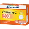 Image de JUVAMINE Vitamine C 500, Contribue à réduire la Fatigue, Participe au fonctionnement normal du système immunitaire, 30 Comprimés effervescents, Arôme orange, Fabriqué en France
