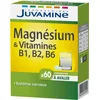 Image de JUVAMINE - Magnésium et Vitamines B1, B2 et B6 - Contribue au Fonctionnement Normal du Système Nerveux et à une Fonction Musculaire Normale - 60 Comprimés à Avaler - Programme de 1 Mois