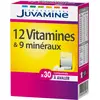 Image de JUVAMINE - 12 Vitamines & 9 Minéraux - Aide à réduire la fatigue - 30 Comprimés à Avaler (Lot de 2)