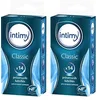 Image de INTIMY - Préservatifs classic, x14 - Préservatifs Lubrifiés Avec Réservoir - Surface Lisse - Latex de Qualité Supérieure (Lot de 2)