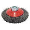 Image de Bosch Accessories Brosse conique, fils ondulés, 100 mm, 0,3 mm, 12500 tr/ min Bosch Power Tools 2608622057 1 pc(s)