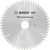 Image de Bosch 1x Lame de scie circulaire PRO Multi Material pour scies portatives filaires (pour Aluminium, Plastiques, Ø mm, Professional Accessoire Scie circulaire portative)