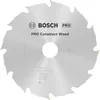 Image de Bosch Accessories Lame de Scie Circulaire, 12 HB Dents, 30mm d’Alésage, 2.6mm Largeur de Coupe, 1.6mm Épaisseur du Corps, 190mm Diamètre 2608640633 Grey
