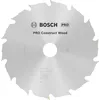 Image de Bosch Professional Bosch 2608640634 Lame de scie circulaire Construct Wood 14 dents 210 x 30 x 2,8 mm Grey
