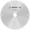 Image de Bosch 1x Lame de scie circulaire PRO Wood pour scies à onglets filaires (pour Bois résineux, Bois dur, Ø mm, Professional Accessoire Scie circulaire à onglets)
