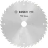 Image de Bosch 1x Lame de scie circulaire PRO Wood pour scies à onglets filaires (pour Bois résineux, Bois dur, Ø mm, Professional Accessoire Scie circulaire à onglets)