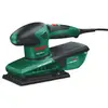 Image de Ponceuse vibrante Bosch - PSS 200 A (livrée dans un coffret avec 1 feuille abrasive Red Wood P120 et un microfiltre) + Lot de 25 disques abrasifs (G 40, G 60, G 80, G 120)
