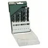 Image de Bosch Accessories 2609255483 Forets HSS-R pour Métal Bois et Pierre 9 pièces