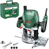 Image de Bosch Home and Garden Défonceuse POF 1400 ACE - Livrée Avec Set d'Accessoires, Régulation Électronique Constante & Coffret de 15 Fraises au Carbure (Queue Ø 8 mm)