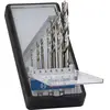 Image de Bosch Accessories 2607019923 Jeu de forets pour le bois 7 pièces 2 mm, 3 mm, 3 mm, 4 mm, 5 mm, 6 mm, 8 mm 1/4 (6,3 mm) 1 set
