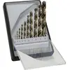Image de Bosch Accessories 2607019925 HSS Jeu de forets pour le métal 10 pièces 1 mm, 2 mm, 3 mm, 4 mm, 5 mm, 6 mm, 7 mm, 8 mm, 9 mm, 10 mm Cobalt DIN 338 tige