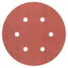 Image de Bosch Accessories 2609256A34 Feuilles abrasives pour Ponceuses excentriques Diamètre 150 mm 6 trous Grain 240 Lot de 5 feuilles