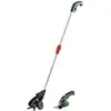 Image de Bosch Home and Garden 0600833109 Isio sans fil Cisaille à gazon, Manche télescopique avec batterie, avec chargeur, avec rallonge, avec accessoire pour cisaille