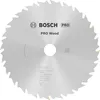 Image de Bosch 1x Lame de scie circulaire PRO Wood pour scies circulaires portatives filaires (pour Bois résineux, Bois dur, Ø mm, Professional Accessoire Scie circulaire portative)