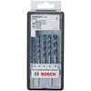 Image de Bosch Accessories Professional 5 pièces Jeu de forets à béton CYL-5 Robust Line Set (pour le béton, Ø 4-8 mm, accessoires perceuse à percussion). Gris