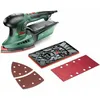 Image de Bosch Home and Garden Ponceuse Multi - PSM 200 AES (200W, livrée avec 2 feuilles abrasives, plateau de Ponçage Rectangulaire, coffret de rangement)
