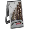 Image de Bosch Accessories 2608589296 Jeu de 7 Foret à métaux Mini X-Line HSS-Co 135° 2 x 3 x 4 x 5 x 6 x 8 x 10 mm Argent