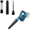 Image de Bosch Professional 18V System souffleur sans-Fil GBL 18V-120 (avec 4 Embouts, buse Standard, Tube prolongateur, buse pour Trous de perçage, bac à poussière)