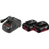 Image de Bosch Professional 1600A00B8J GBA + GAL 1880 CV Batterie pour outil et chargeur 18 V 5 Ah Li-Ion