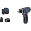 Image de Perceuse-visseuse sans fil Bosch Professional GSR 12V-15 060186810F 12 V Li-Ion + 2 batteries