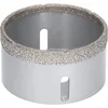 Image de Bosch 1x Couronne de forage PRO Ceramic dry pour petites meuleuses angulaires, X-Lock (pour Carrelage, Carreaux de Hard Ceramic, Ø 75 mm, Professional Accessoire Petite meuleuse angulaire)