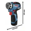 Image de Perceuse-visseuse sans fil Bosch Professional GSR 12V-35 FC 06019H3001 12 V Li-Ion + 2 batteries, + chargeur, + mallette