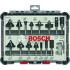 Image de Bosch 15x Kits de fraises mixtes PRO, 15 pièces (pour Bois résineux, Bois dur, Ø 13-16 mm, Professional Accessoire Défonceuse manuelle, Fraise à araser)