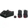 Image de Bosch Professional 1600A019RD GAL 12V-40 + 2x GBA 12V 3.0Ah Batterie pour outil et chargeur 12 V 3 Ah Li-Ion