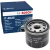 Image de Bosch P4025 Filtre à Huile Automobile - Sépare la Suie et les Particules Métalliques de l'Huile Moteur, Lubrification Fiable du Moteur