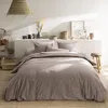 Image de Housse de Couette imprimée en Bambou, Alice, 260 x 240 cm, Origin, Marron