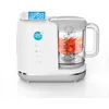 Image de dBb Remond Robot Cuiseur Bébé Multifonctions 6 en 1   Cuit Vapeur, Mixe, Hache, Stérilise, Chauffe et Décongèle   Auto Nettoyant - Repas Sains et Faciles pour Bébé - Capacité 1000 ml - Blanc & Gris