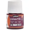Image de Pébéo - Ceramic - Couleur Opaque pour Terre Cuite, Céramique et Faïence - Effet Brillant - Finition Laquée - Flacon 45 ml, Rubis