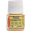 Image de Pébéo - Ceramic - Couleur Opaque pour Terre Cuite, Céramique et Faïence - Effet Brillant - Finition Laquée - Flacon 45 jaune, Jaune Clair 025-033