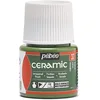 Image de Pébéo - Ceramic - Couleur Opaque pour Terre Cuite, Céramique et Faïence - Effet Brillant - Finition Laquée - Flacon 45 ml, Vert