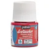 Image de Pébéo 295046 Setacolor Opaque 1 Flacon Rouge Passion Moiré 45 ML