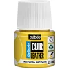 Image de Pébéo - Setacolor Cuir - Peinture Acrylique pour Cuir et Similicuir   Personnalisation Sac, Chaussure, Sneaker- Résistance rayures, pliures, frottements - Finition Mate/Satinée - Jaune Vif - 45 ml