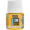 Image de Pébéo - Setacolor Cuir - Peinture Acrylique pour Cuir et Similicuir   Personnalisation Sac, Chaussure, Sneaker- Résistance rayures, pliures, frottements- Finition Mate/Satinée - Jaune Tournesol- 45 ml