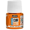 Image de Pébéo - Setacolor Cuir - Peinture Acrylique pour Cuir et Similicuir   Personnalisation Sac, Chaussure, Sneaker- Résistance rayures, pliures, frottements - Finition Mate/Satinée - Orange - 45 ml