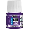 Image de Pébéo - Setacolor Cuir -Peinture Acrylique pour Cuir et Similicuir   Personnalisation Sac, Chaussure, Sneaker- Résistance rayures, pliures, frottements- Finition Mate/Satinée - Violet Aubergine -45 ml