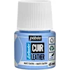 Image de Pébéo - Setacolor Cuir - Peinture Acrylique pour Cuir et Similicuir   Personnalisation Sac, Chaussure, Sneaker- Résistance rayures, pliures, frottements - Finition Mate/Satinée - Bleu Glace - 45 ml