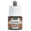 Image de Pébéo - Encre Colorex 45 ML Tabac - Colorex Encre Aquarelle Pébéo - Encre marron Rendu Velouté - Encre Dessin Multi-outil Tous Supports - 45 ML - Tabac