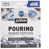 Image de Pébéo - Kit Découverte Pouring Expériences - Peinture Acrylique Pré-mélangée Prête à l'Emploi - 4 Flacons 59ml + Huile de Silicone 50ml + 1 Carton Toilé