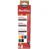 Image de Pébéo - Set Initiation Marbling - Kit Peinture sur soie - Assortiment 6 Flacons Bouchon Pipette de 20 ml - Jaune Citron, Rose bengale, Cyan, Vert émeraude, Noir + 1 flacon Bain Marbling