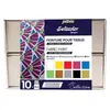 Image de Pébéo - Setacolor Coffret Collection Opaque - Kit Peinture Textile - 10 flacons de 45 ml Assortis + 1 Tube Setacolor 3D Gloss 20 ml Black +1 marqueur 7A + Accessoires + Guide Créatif