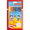 Image de STABILO Trio Coffret en carton avec 12 crayons de couleur larges