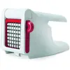 Image de Coupe-frites et légumes manuel XL de Moulinex + grille, outil de cuisine, compatible lave-vaisselle, lames en inox, poignée pratique, grande grille 7 x 7 cm K1015414