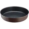 Image de Tefal Success Moule à manqué 24 cm, Revêtement antiadhésif sûr, Aluminium 100% recyclé, Fabriqué en France, Chocolat J1609602